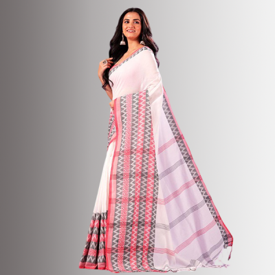 Begompuri Khadi Saree Variation 2